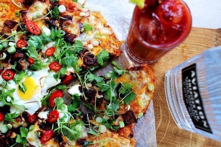 Den perfekte tømmermands pizza Den perfekte tømmermands pizza