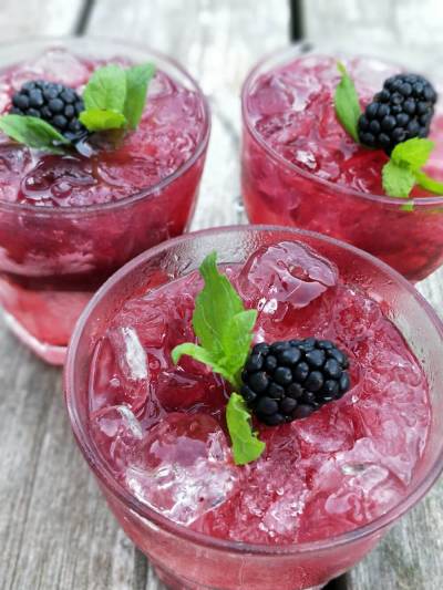 Bramble with Creme de Mure