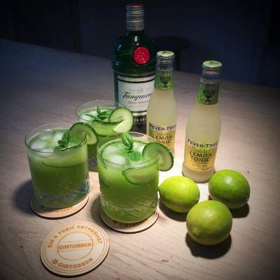 Cucumber Ginger Gin Fizz