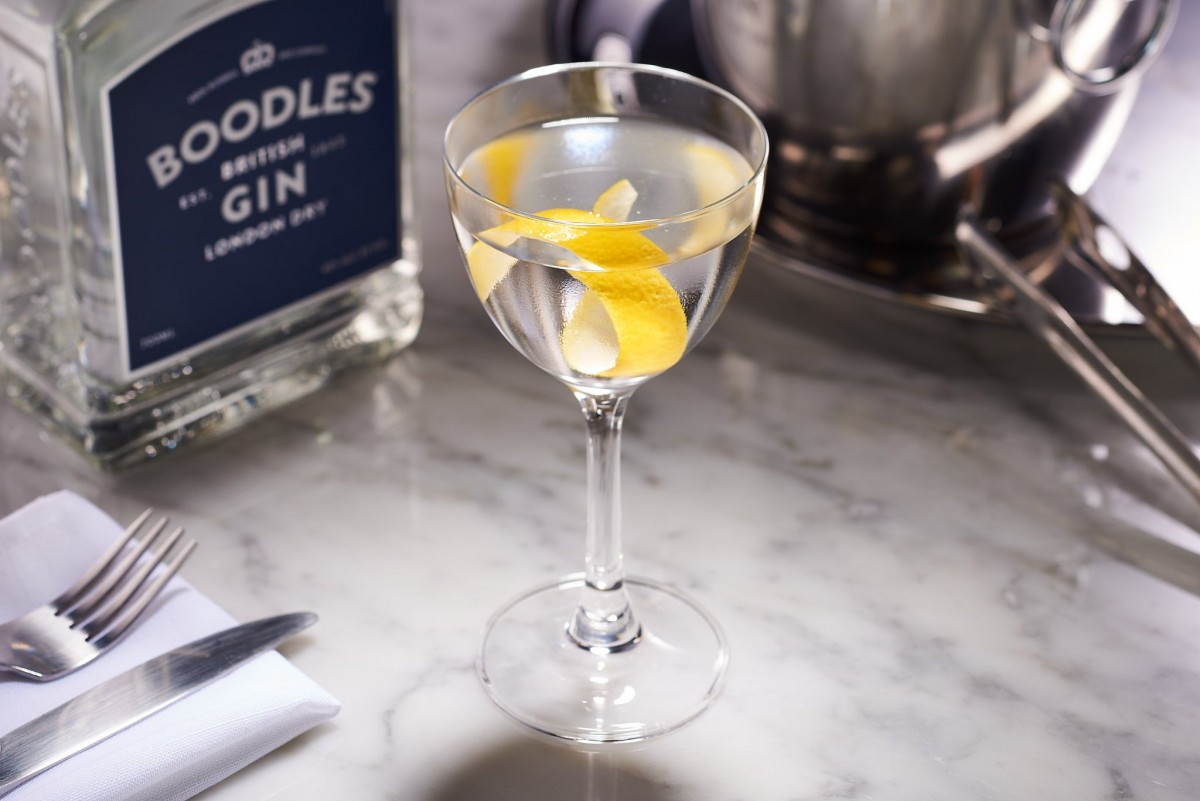 Dry Martini med Boodle Gin – Winston Churchill’s foretrukne, Foto: boodlesgin.com