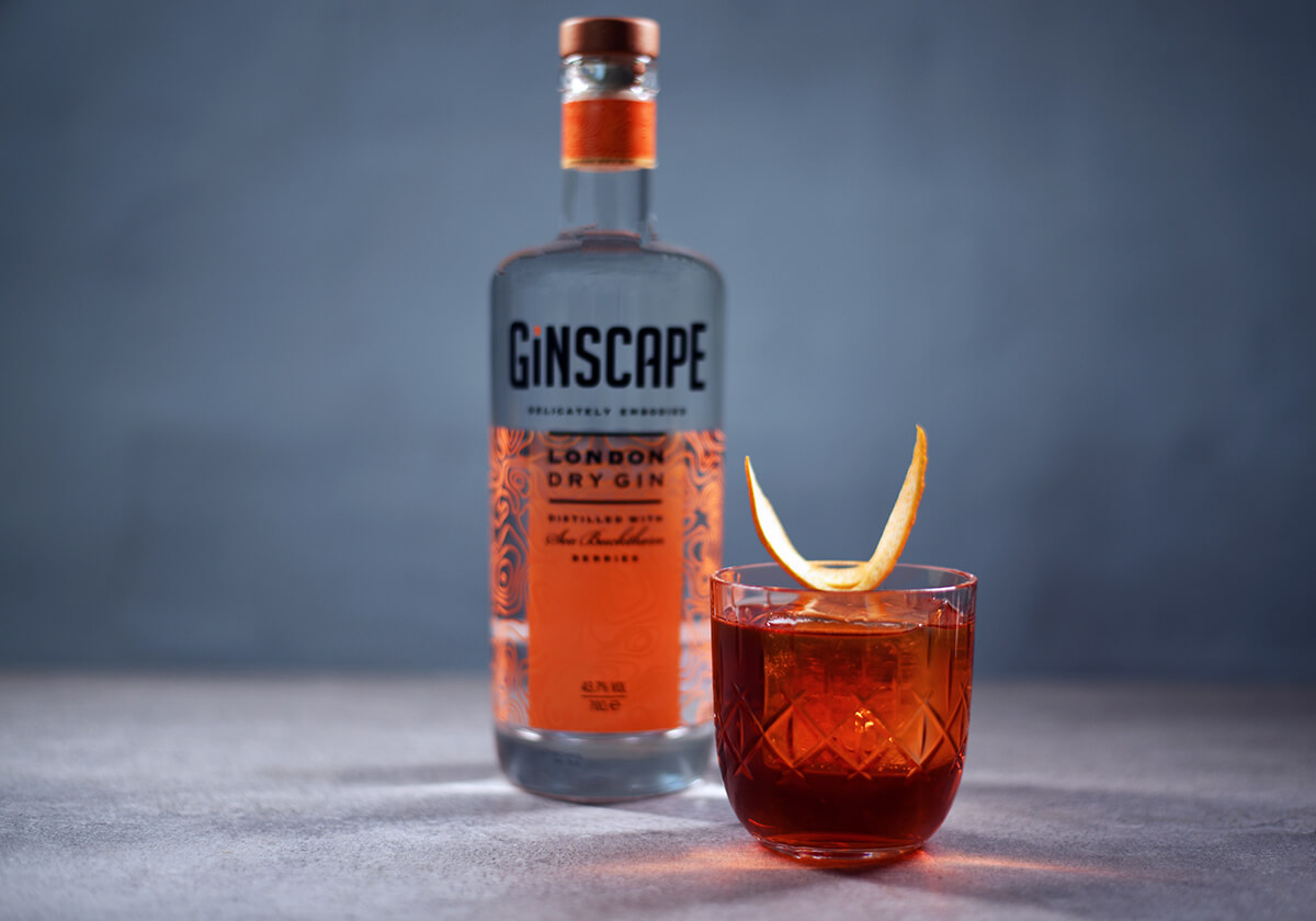 Ginscape - havtorn virker fantastisk i Negroni Ginscape - havtorn virker fantastisk i Negroni